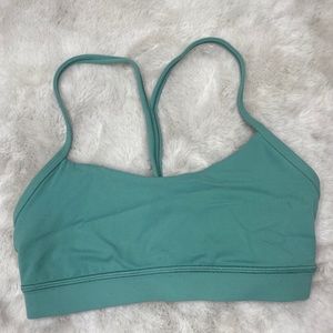 LULU LEMON TEAL SPORTS BRA size-4